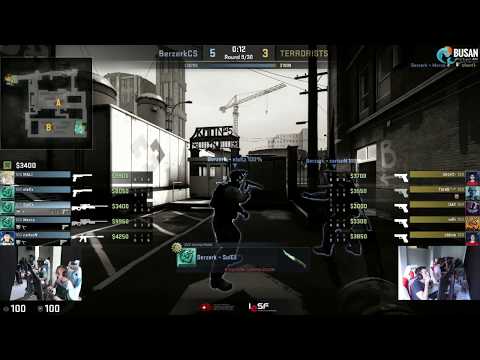 IeSF CSGO Qualifier 2017 Grand Final: Villains vs. Berzerk (Map 2)