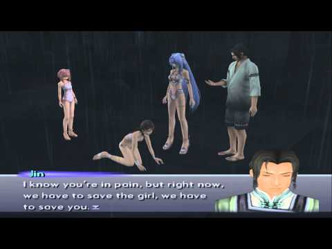 Xenosaga III HD Cutscene 200 - Shion Rises to her Feet (Miltia Forest) - ENGLISH - SWIMSUIT MODE