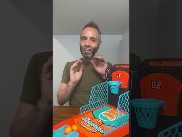 Best Tabletop Basketball Game for Kids - alternate angle
