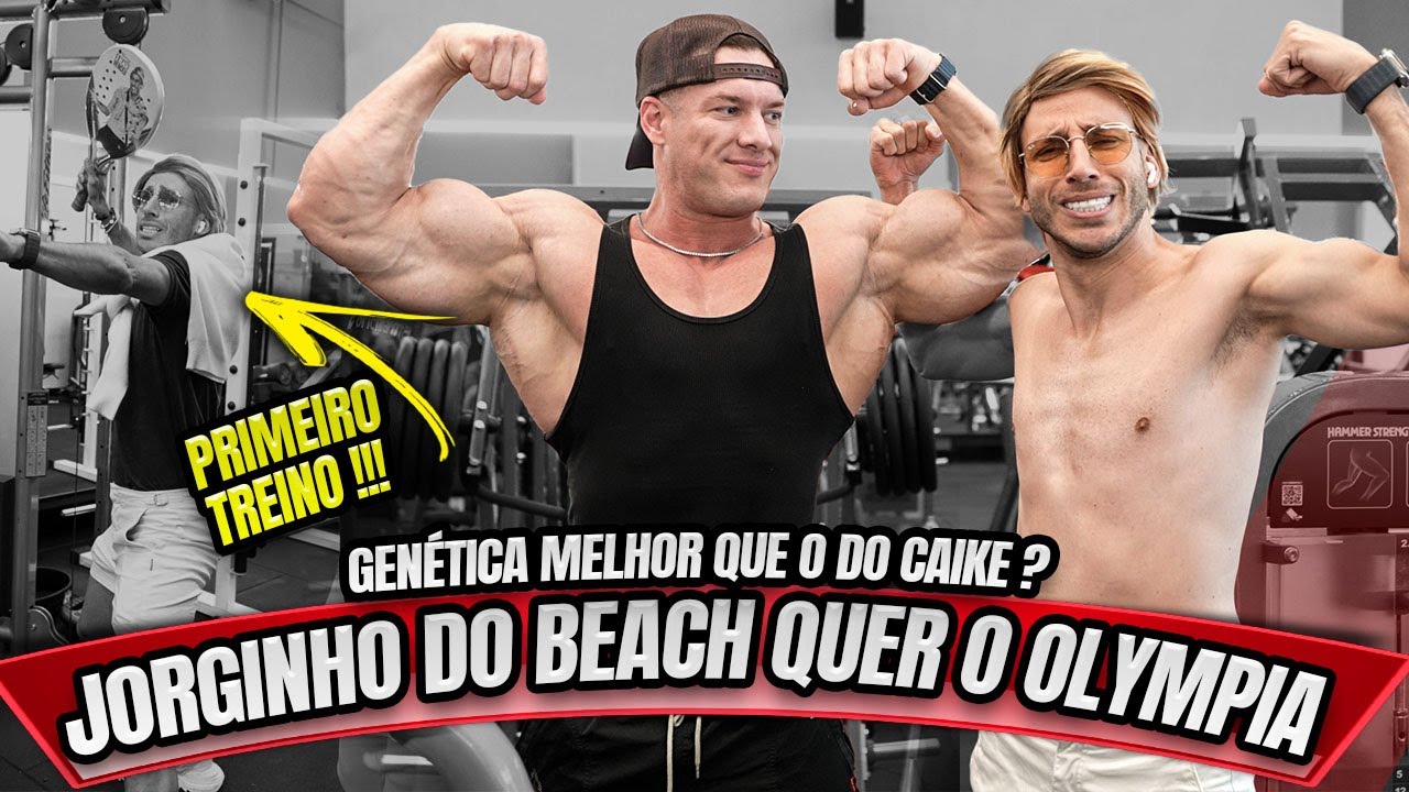 JORGINHO DO BEACH VS CAIKE PRO - QUEM TEM A MELHOR GENÉTICA ? PRIMEIRO TREINO DO MENZINHO