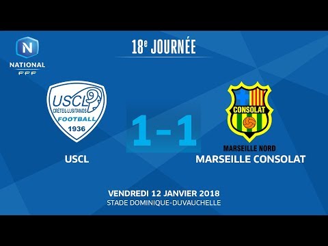 J18 : US Créteil Lusitanos - Marseille Consolat (1-1), le replay