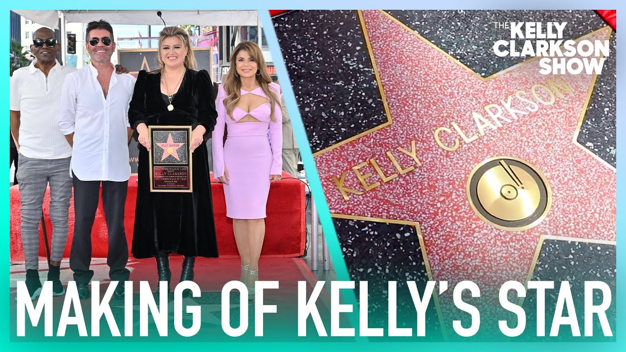 Making Of Kelly Clarkson's Star On The Hollywood Walk Of Fame