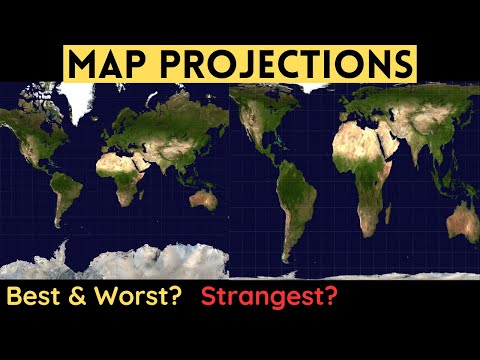 Map Projections Overview and How They Distort the Earth