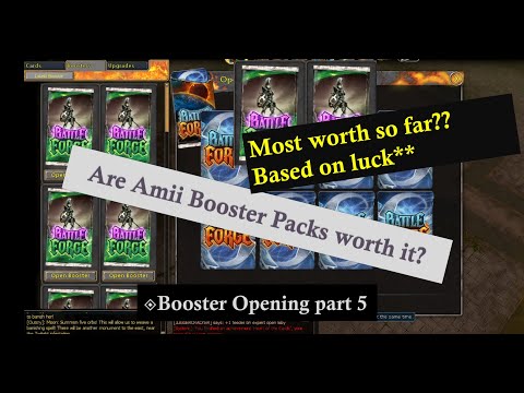Is it Worth it? - Battleforge/Skylords Reborn Booster Opening (Amii) Part 5 [With Commentary]