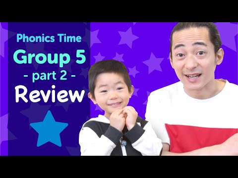 Group 5: Review: Part 2 | Phonics Time with Masa and Junya | Made by Red Cat Reading