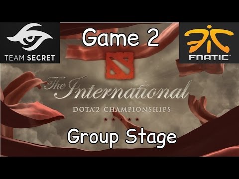 Secret vs Fnatic - Game 2 - TI6 Group Stage - Highlights