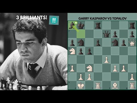 Garry Kasparov's INSANE BRILLIANCIES VS Topalov Masterclass!