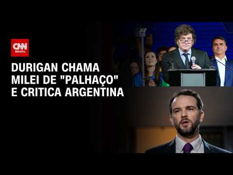 Durigan diz que Brasil está melhor que Argentina e chama Milei de “palhaço” | CNN 360°