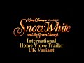 Snow White And The Seven Dwarfs 1937 International VHS Trailer UK Variant