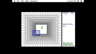 Macintosh Game: 3D Paddle Bash (1993 Matthew Diamond)