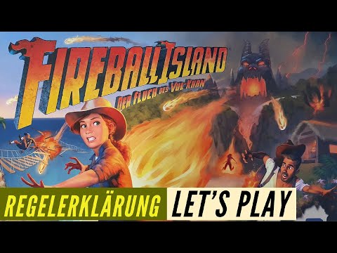 Fireball Island - Aufbau - Regeln - Erklärung - Anleitung + Let´s Play