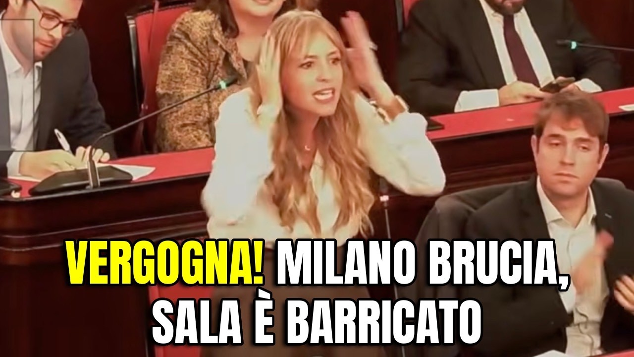 SARDONE: «VERGOGNA SALA! MILANO BRUCIA MA IL SINDACO SI BARRICA IN UFFICIO E NON VIENE IN AULA»