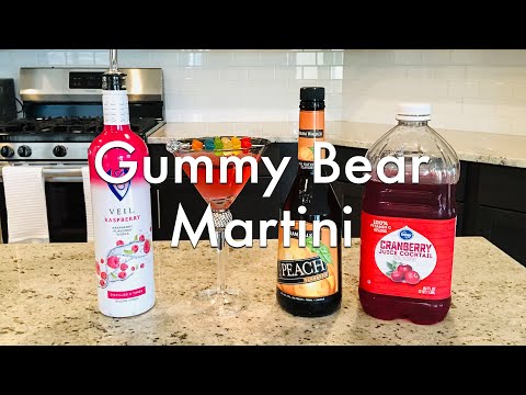 Gummy Bear Vodka Martini