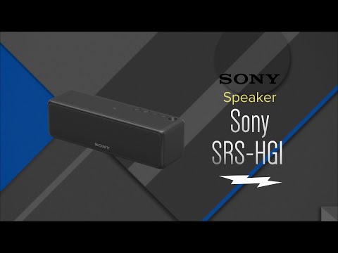 Sony H.Ear Go Portable Bluetooth Speaker SRS-HG1 - Overview