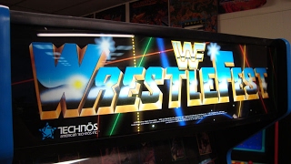 WWF WWE Wrestlefest Arcade Game - 3 Player Cabinet... Gameplay, Artwork Overview