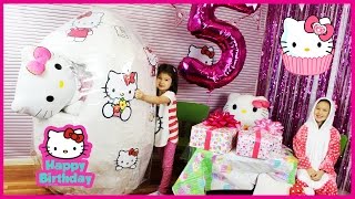 HELLO KITTY GIANT SURPRISE EGG Hello Kitty Birthday Party HELLO KITTY AIRPLANE Hello Kitty FoodTruck