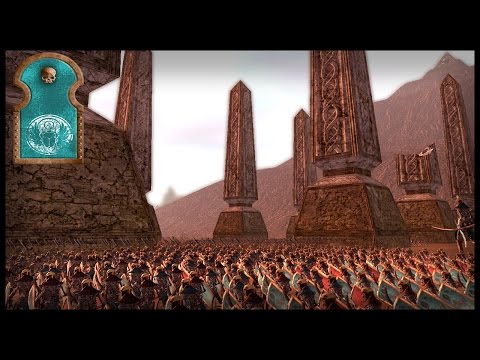 Tomb King Battle At The Pyramids - Vampire Invasion | Warhammer Total War Gameplay