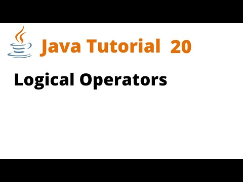 Java Tutorial 20 Logical Operators Remastered