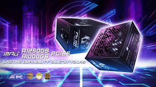MSI MPG A1250GS PCIE5 | LASTING DURABILITY, QUIETLY YOURS
