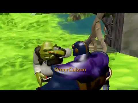 Shrek VS Thanos 🔥 Pelea Épica ¿Quién ganará? 🤔
