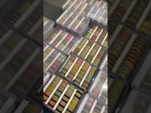 Round stone ladies fancy bangle