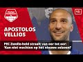 Vellios van PEC Zwolle: 'Heb dit nog nooit eerder meegemaakt'