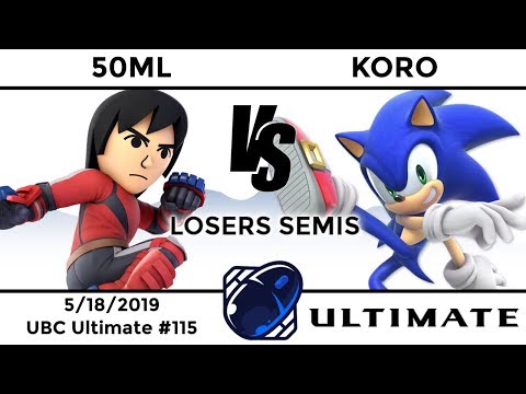 UBC Ultimate #115: Losers Semis - 50ml (Mii Brawler, Donkey Kong) vs Koro (Sonic)