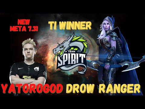 TeamSpirit. Yatoro [ Drow Ranger ] Best Carry In years TI winner