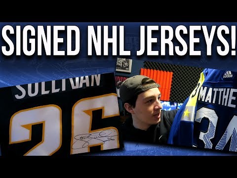Signed NHL Jersey Collection 2020