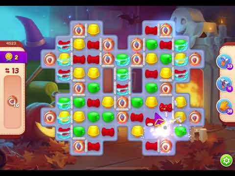 HomeScapes Level 4523 no boosters (15 moves)