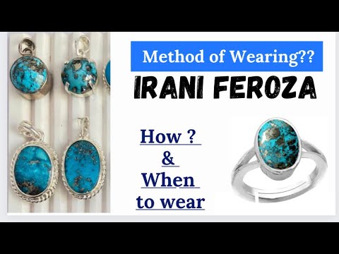 Irani Feroza Stone Wearing Method | How to wear Feroza complete details 💍 #feroza