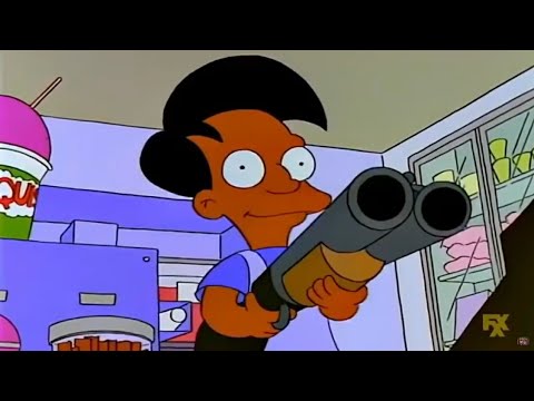 Pequeño Raji,  la tienda esta en tus manos - Apu Los Simpson