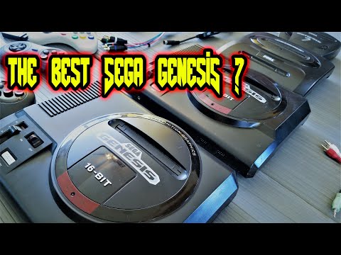 The Best Sega Genesis? Model 1? 2? 3? with HD Retrovision Component Cables and favorite accessories