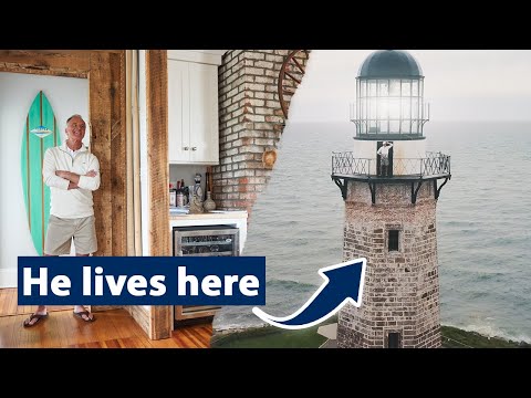 The Most UNIQUE Home is in New York's Oldest Lighthouse