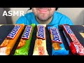 ASMR SNICKERS CHOCOLATE BARS MUKBANG EATING SOUNDS EATING SHOW