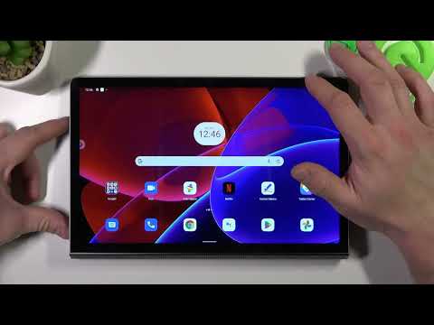 How to Change Display Brightness Level on Lenovo Yoga Tab 11 / Display Settings