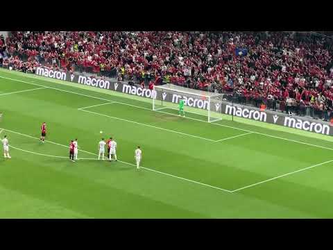 Albania vs Serbia. Rey Manaj face to face with Djordje Petrovic. World Cup Qualifying 07.06.2025 ⚽ 🏆