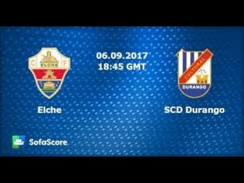 RESUMEN ELCHE C.F 3 - 2 SCD DURANGO