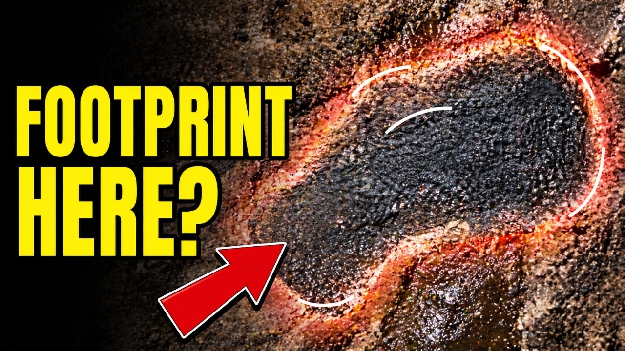 13,000-Year-Old Footprints Found Under a Beach