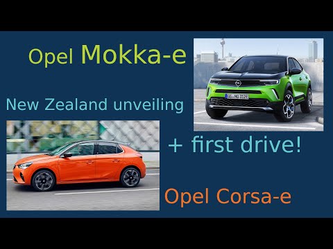 Opel Mokka-e  + Corsa-e // New Zealand unveiling & first drive