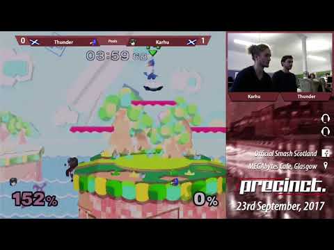 Precinct September - Karhu (Marth) Vs. Thunder (Falco) Melee WR1