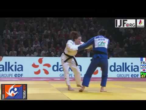 Judo Grand Slam Paris 2017 Final -57kg RECEVEAUX Helene (FRA) vs. KWON Youjeong (KOR)
