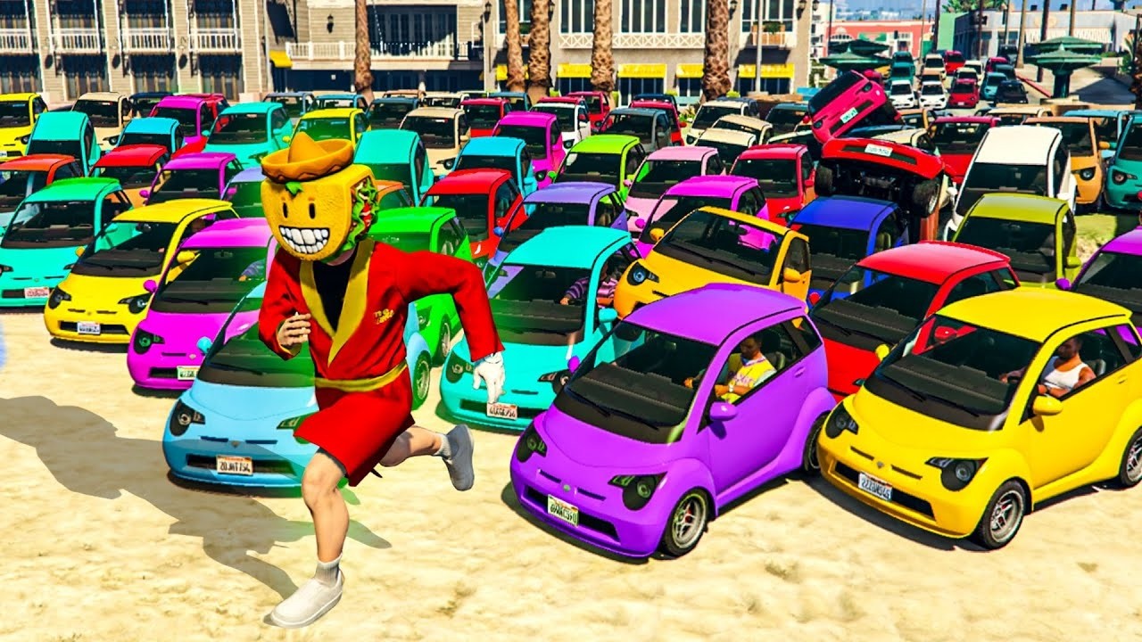 SOLO EL 1% LOGRA ESCAPAR DE ESTOS COCHES - GTA 5 ONLINE