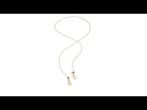 Joya Windsor Tassel Cultured Pearl Goldtone Wrap 611/2" ...