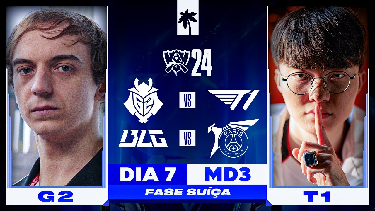 CoStream Worlds 2024: BLG x PSG | Fase Suíça (Dia 7) - Ilha das Lendas #Worlds2024