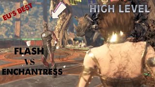 Enchantress FT10 Against THE BEST EU FLASH PLAYER- Injustice 2 (High Level)