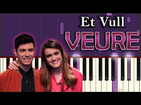 Alfred García, Amaia Romero - Et Vull Veure | Piano Tutorial / Cover Video