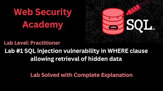 Lab 1 - SQL injection vulnerability in WHERE clause allowing retrieval of hidden data