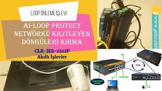 Akıllı Loop Önleme İşlevi İle Ethernet Ağın Kilitlenmesini Engelleme