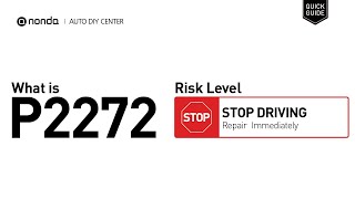OBD Code p2272 Guide to Repair